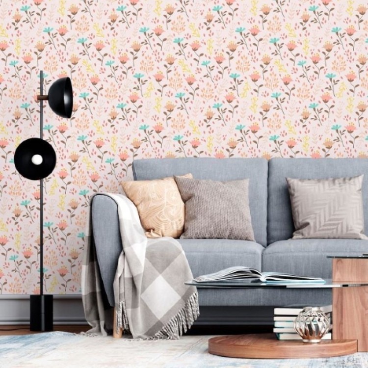 Papel de Parede Adesivo Floral Liberty N013164