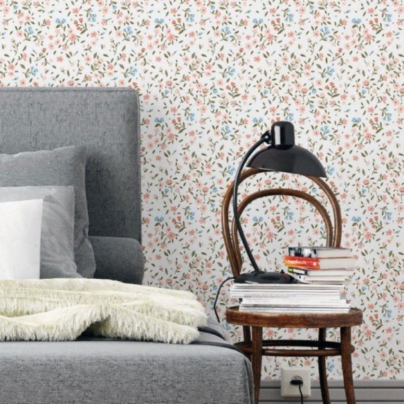 Papel de Parede Adesivo Floral Liberty N019108