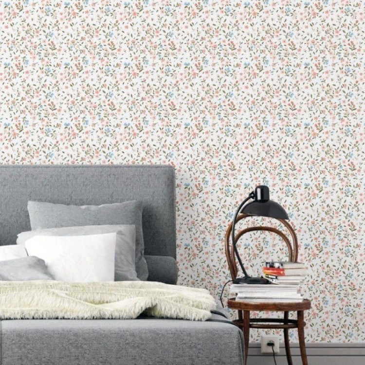 Papel de Parede Adesivo Floral Liberty N019108