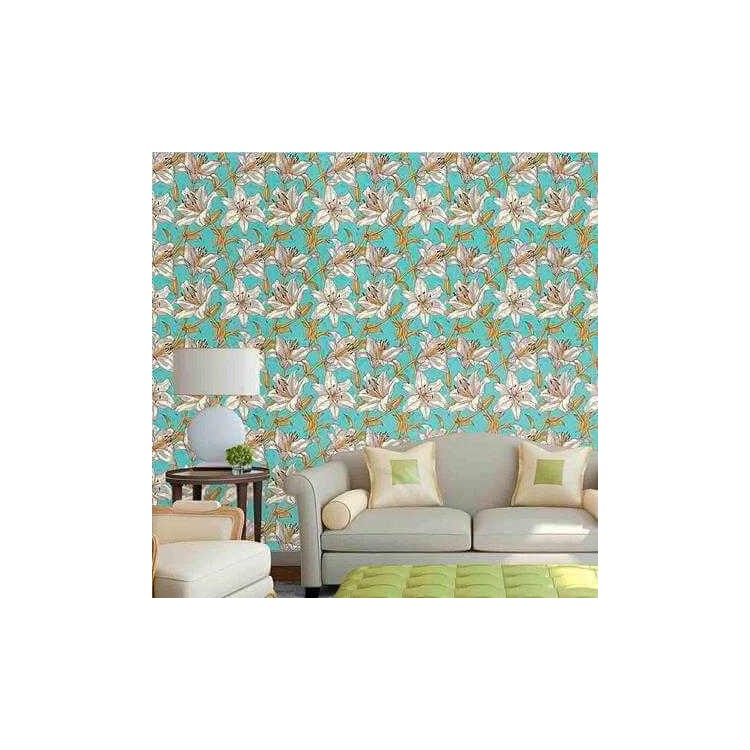Papel de Parede Adesivo Floral Lírios 80701738