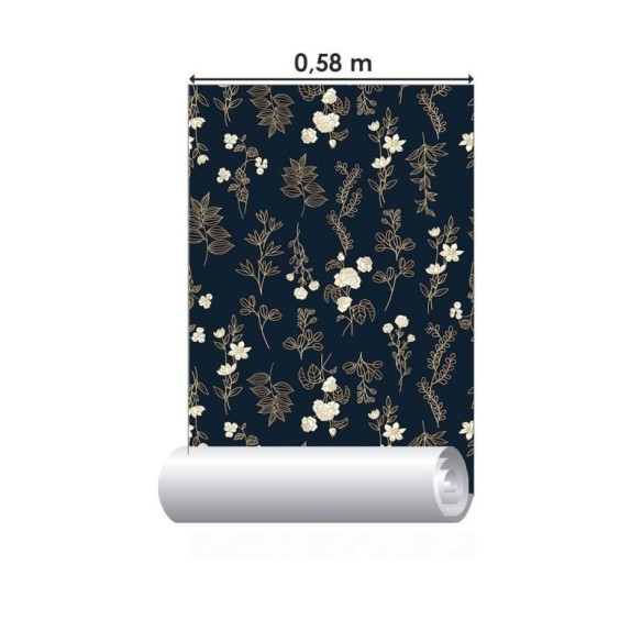 Papel de Parede Adesivo Floral Luxury  N015010