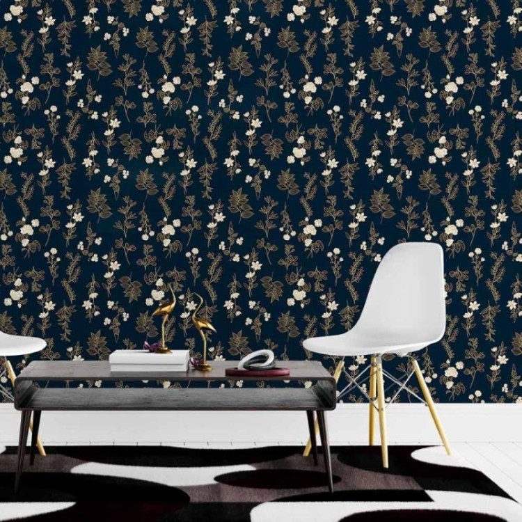 Papel de Parede Adesivo Floral Luxury  N015010