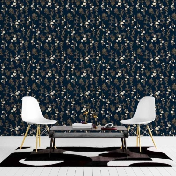 Papel de Parede Adesivo Floral Luxury  N015010