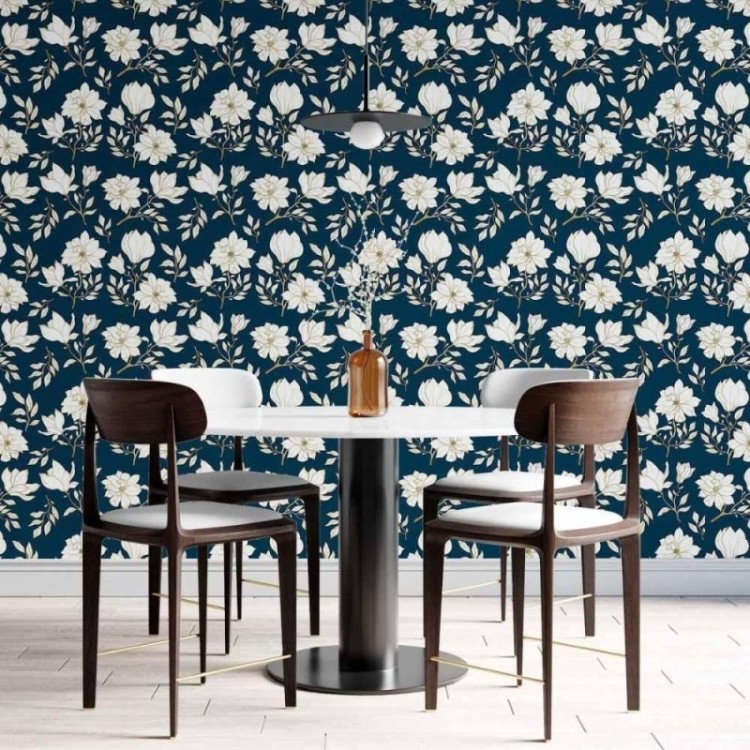 Papel de Parede Adesivo floral luxury N014096