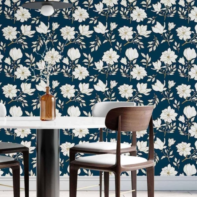 Papel de Parede Adesivo floral luxury N014096