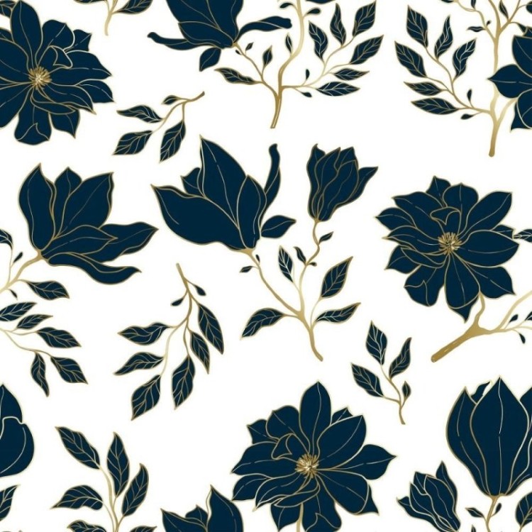 Papel de Parede Adesivo floral luxury N014097