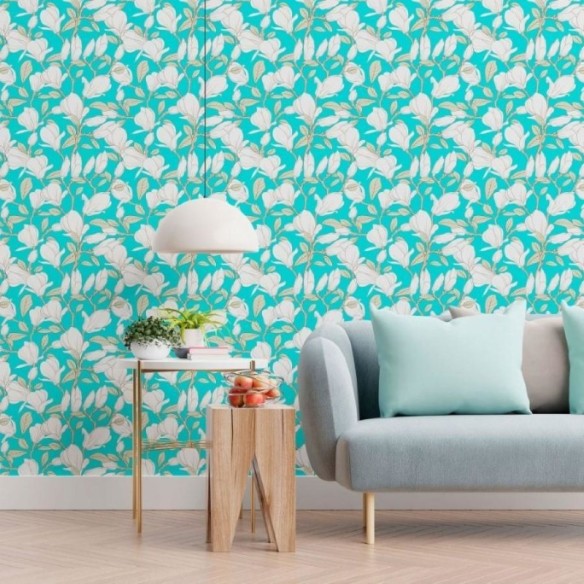 Papel de Parede Adesivo Floral Magnólias N013054
