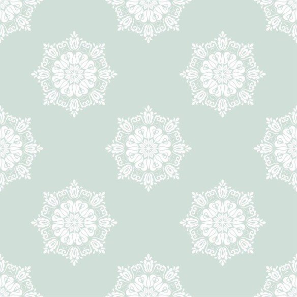 Papel de Parede Adesivo Floral Mandala Ornamental N012116