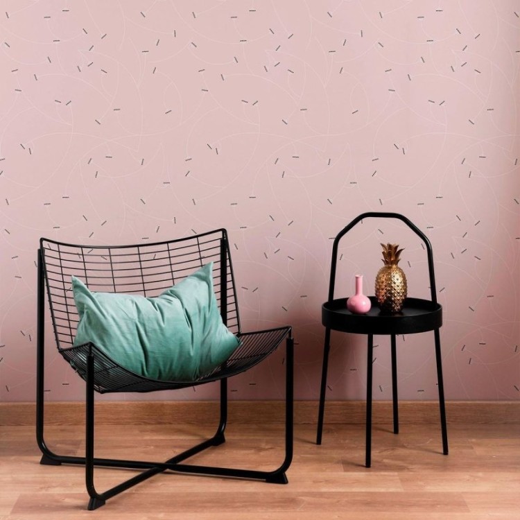 Papel de Parede Adesivo Floral Minimalista N010060