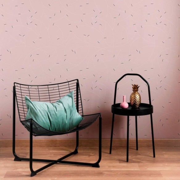 Papel de Parede Adesivo Floral Minimalista N010060