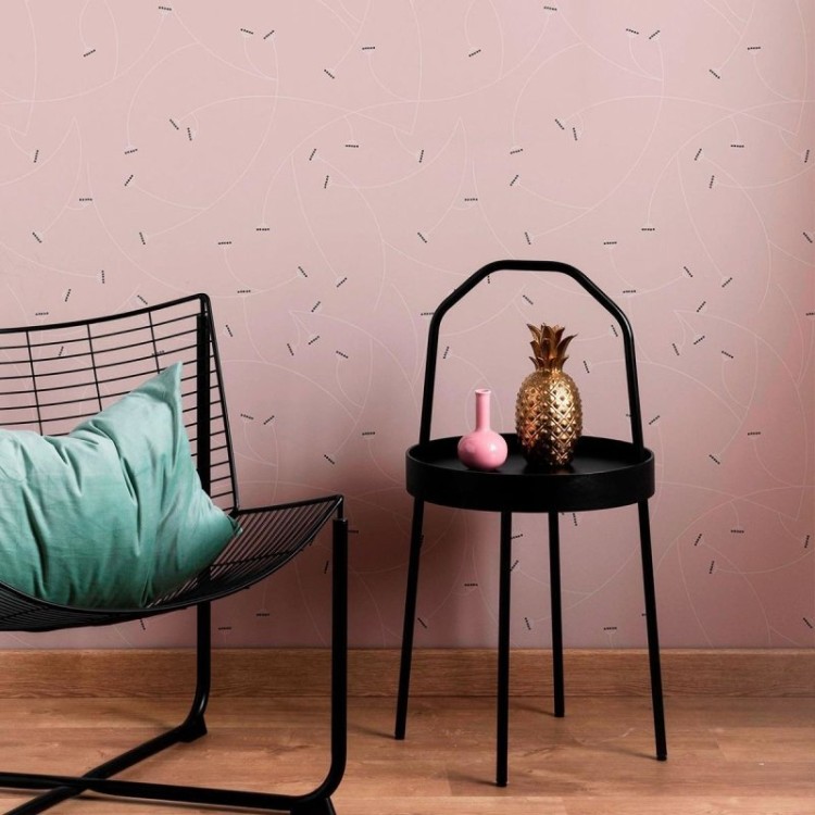 Papel de Parede Adesivo Floral Minimalista N010060
