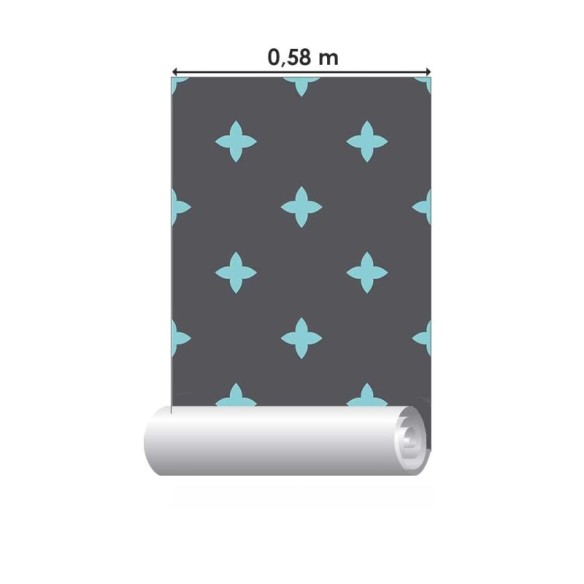 Papel de Parede Adesivo Floral Minimalista N018039