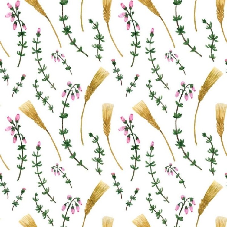 Papel de Parede Adesivo Floral Minimalista N04088