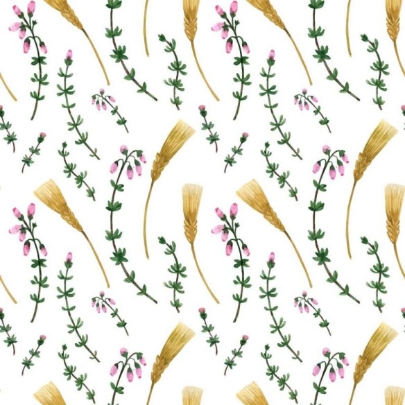 Papel de Parede Adesivo Floral Minimalista N04088