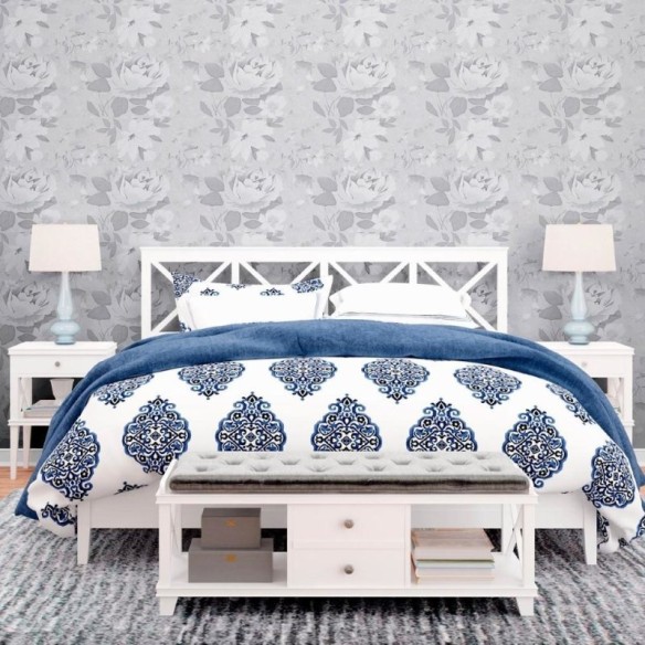 Papel de Parede Adesivo Floral N011056