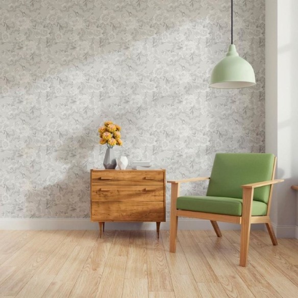 Papel de Parede Adesivo Floral N011073
