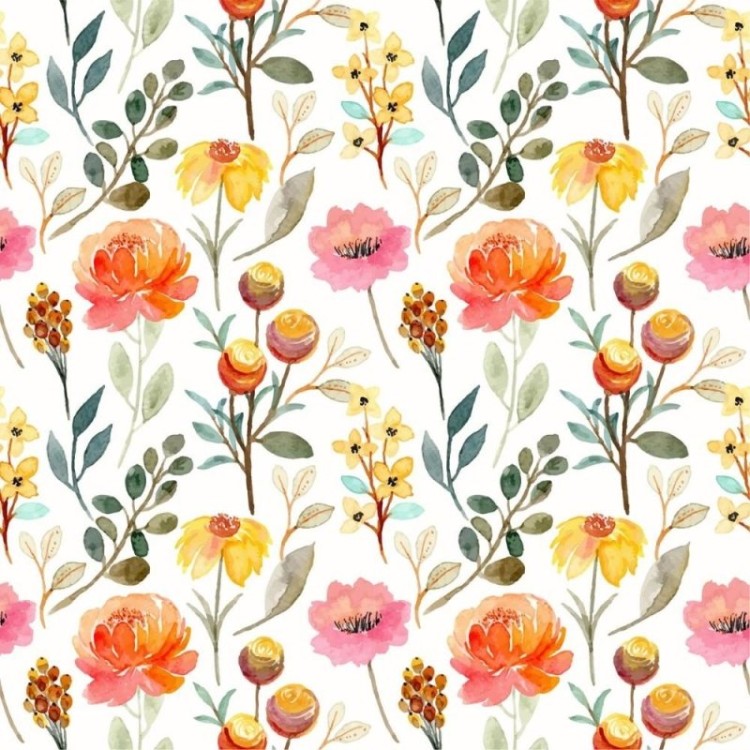 Papel de Parede Adesivo Floral N011107