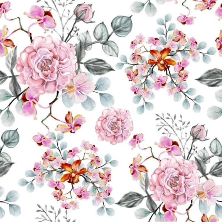 Papel de Parede Adesivo Floral N011133