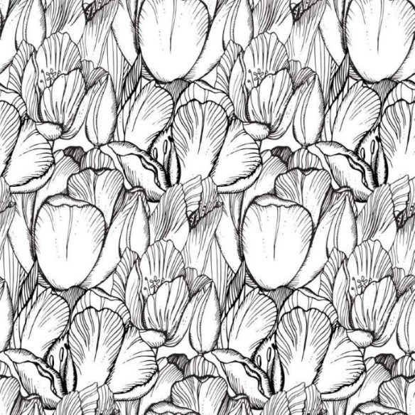 Papel de Parede Adesivo Floral N012113