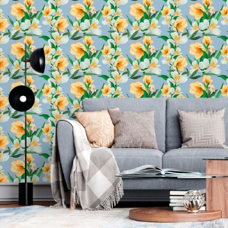 Papel de Parede Adesivo Floral N013053