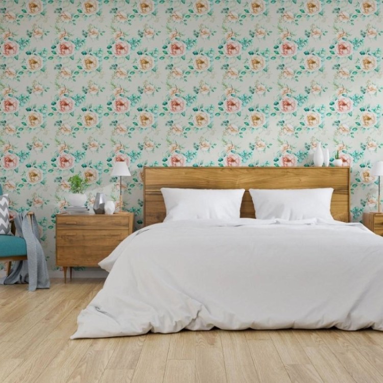 Papel de Parede Adesivo Floral N013092