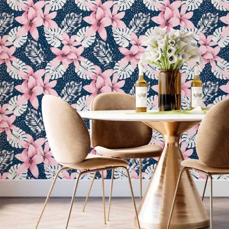 Papel de Parede Adesivo floral N014139