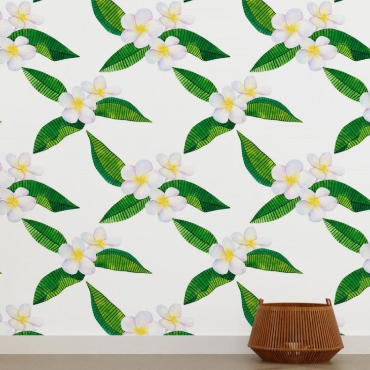 Papel de Parede Adesivo Floral N015055