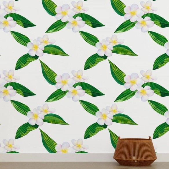 Papel de Parede Adesivo Floral N015055