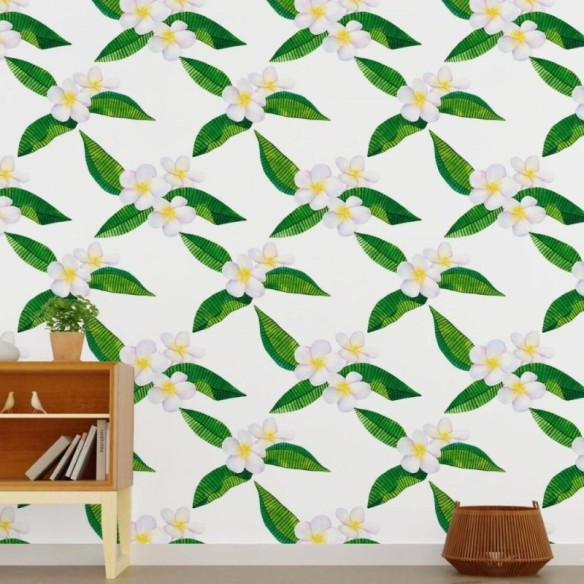 Papel de Parede Adesivo Floral N015055