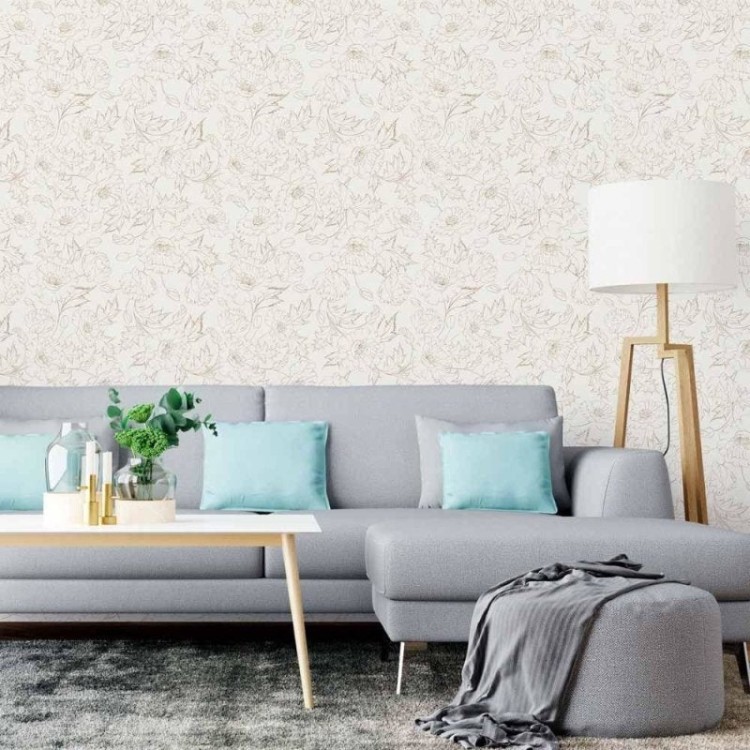 Papel de Parede Adesivo Floral N015111