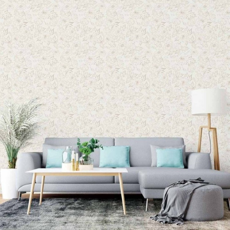 Papel de Parede Adesivo Floral N015111