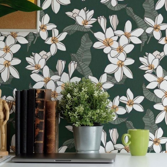 Papel de Parede Adesivo Floral N018128