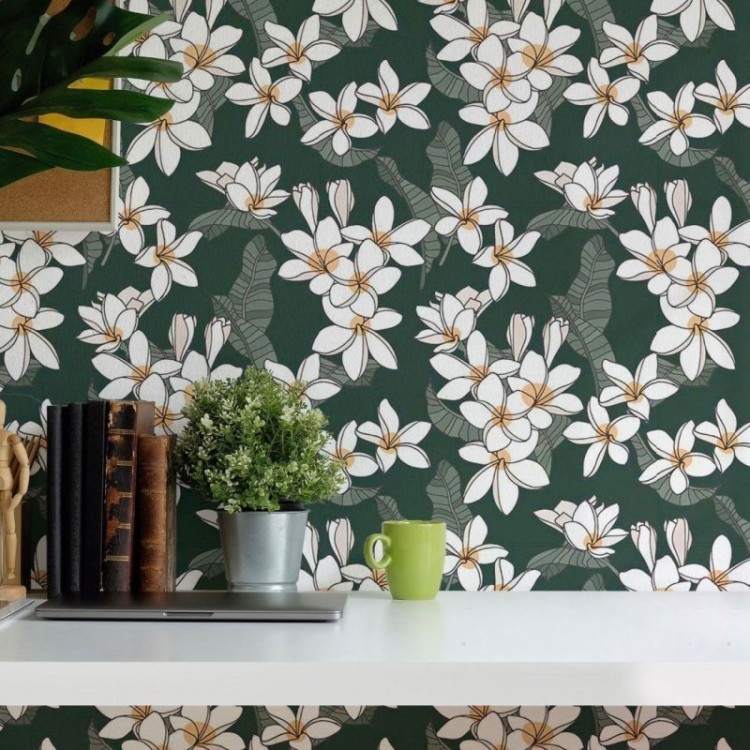Papel de Parede Adesivo Floral N018128