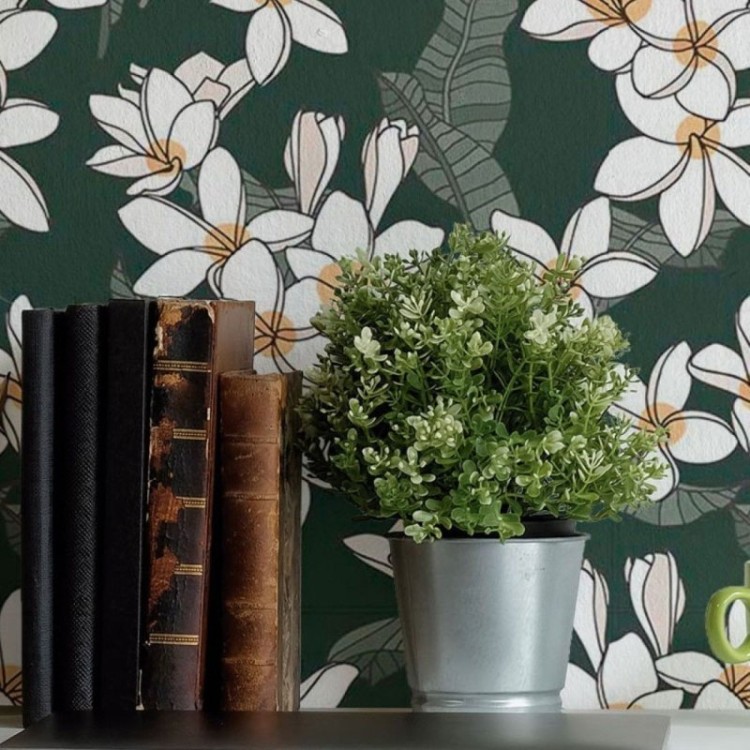Papel de Parede Adesivo Floral N018128