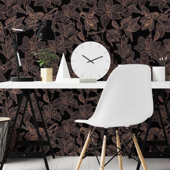 Papel de Parede Adesivo Floral N02023