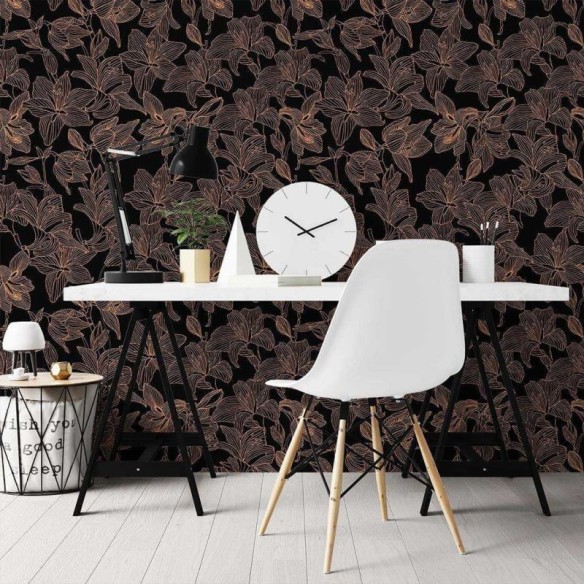 Papel de Parede Adesivo Floral N02023