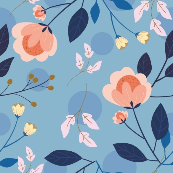 Papel de Parede Adesivo Floral N02108