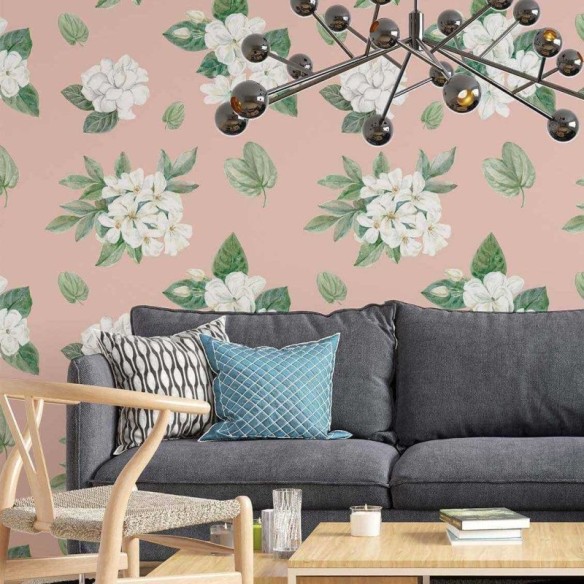 Papel de Parede Adesivo Floral N02113