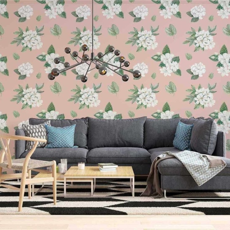 Papel de Parede Adesivo Floral N02113