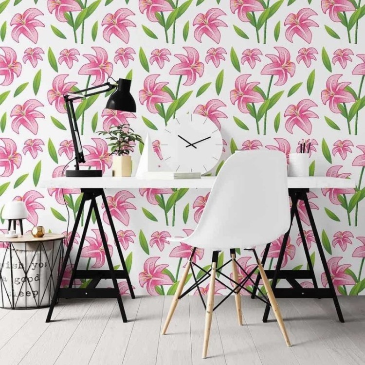 Papel de Parede Adesivo Floral N02218