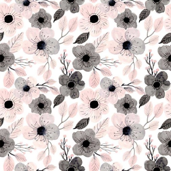 Papel de Parede Adesivo Floral N02240