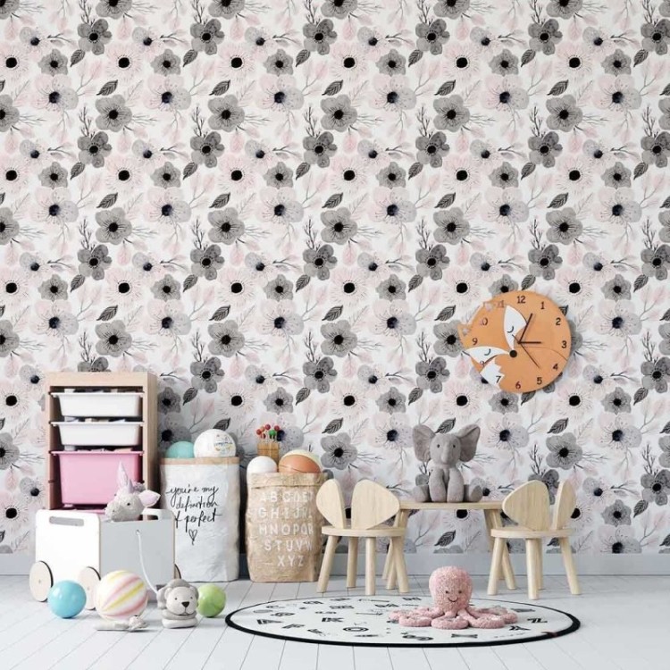 Papel de Parede Adesivo Floral N02240