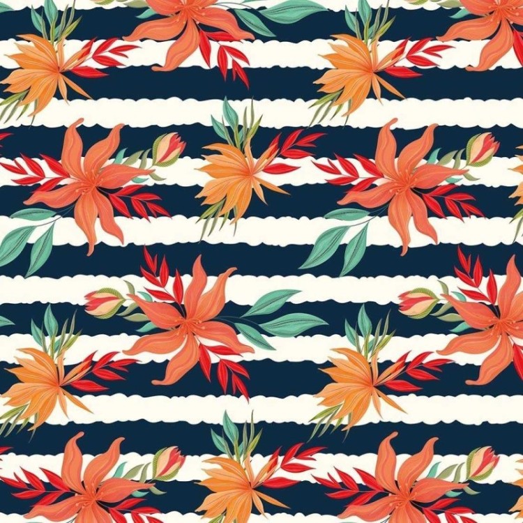 Papel de Parede Adesivo Floral N02269