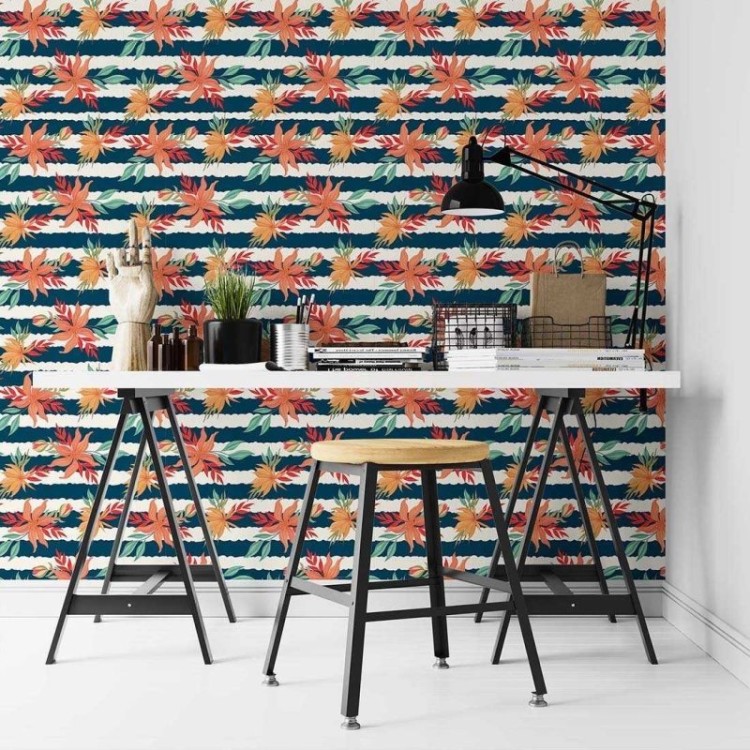 Papel de Parede Adesivo Floral N02269