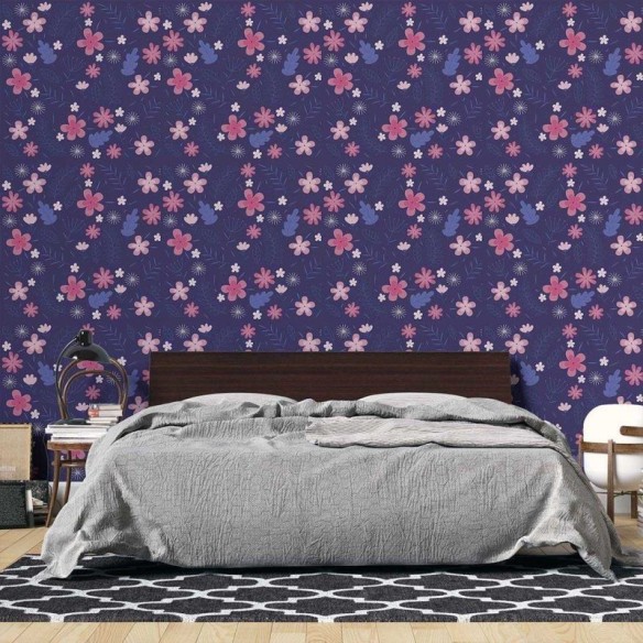 Papel de Parede Adesivo Floral N02289