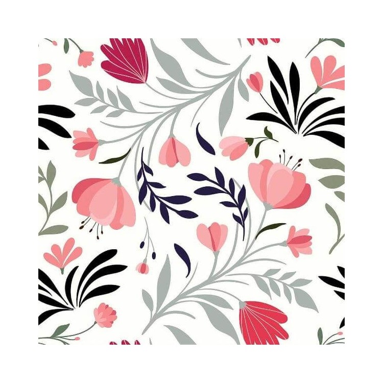 Papel de Parede Adesivo Floral N142