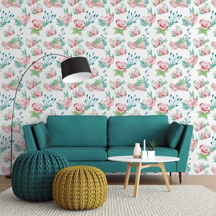 Papel de Parede Adesivo Floral N16