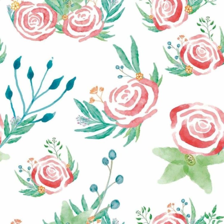 Papel de Parede Adesivo Floral N16