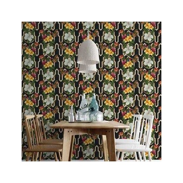 Papel de Parede Adesivo Floral N179