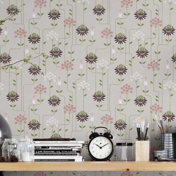 Papel de Parede Adesivo Floral N18011428